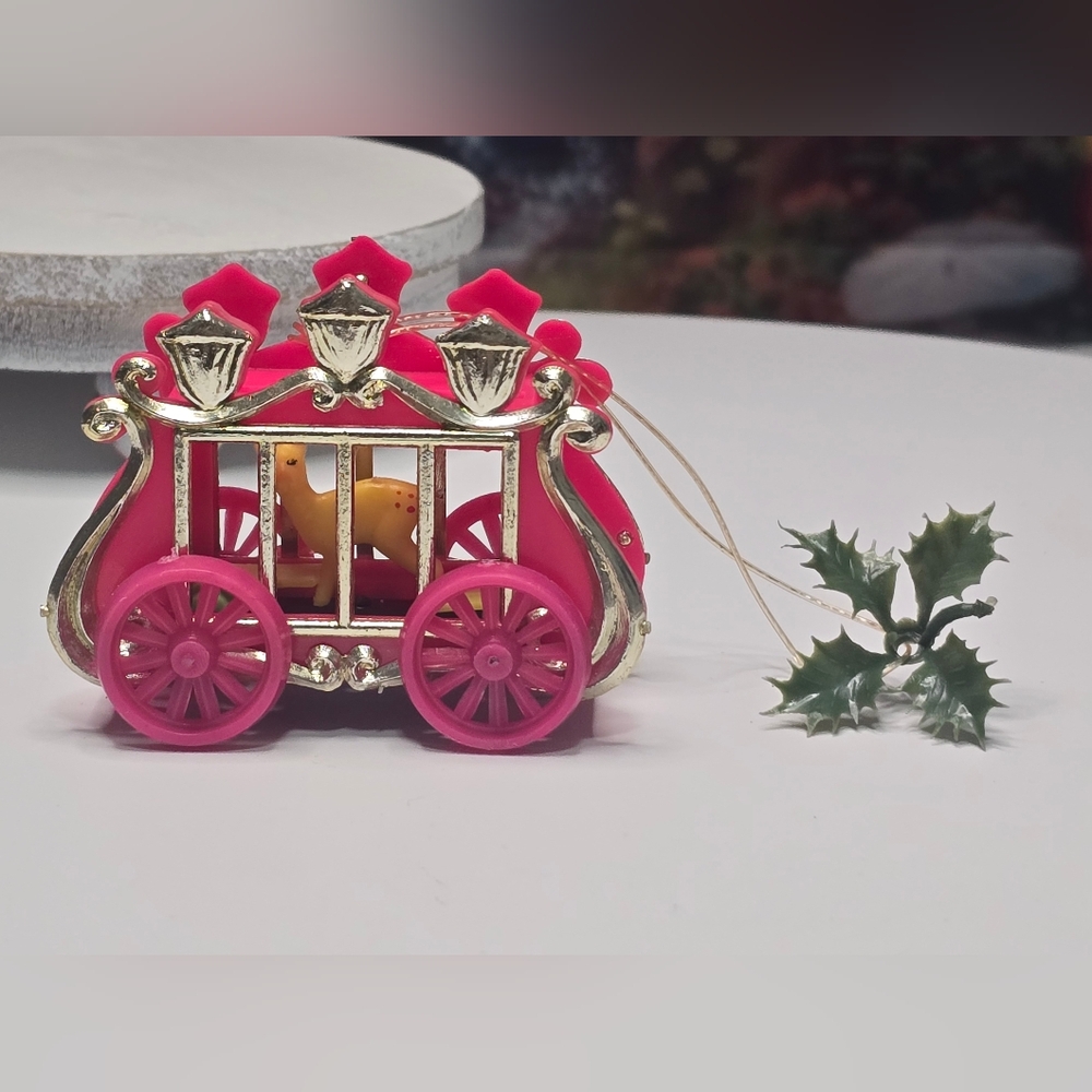 Vintage Doubl Glo Christmas Train Ornament [ Read Details ]
